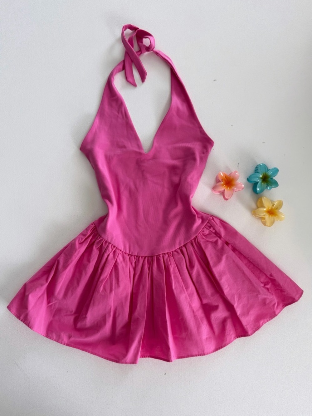 Zara haltel mi mini dress